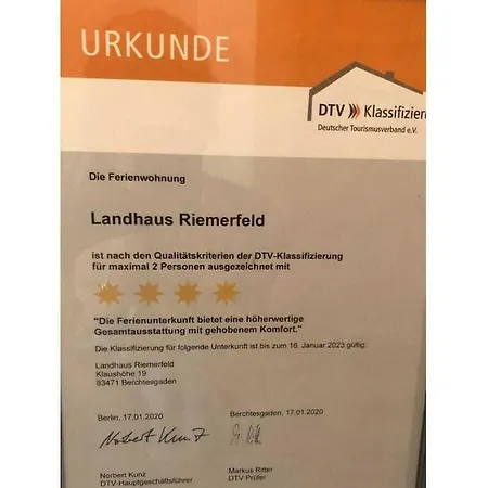 بيت للعطل Landhaus-riemerfeld بيرشتسغادن